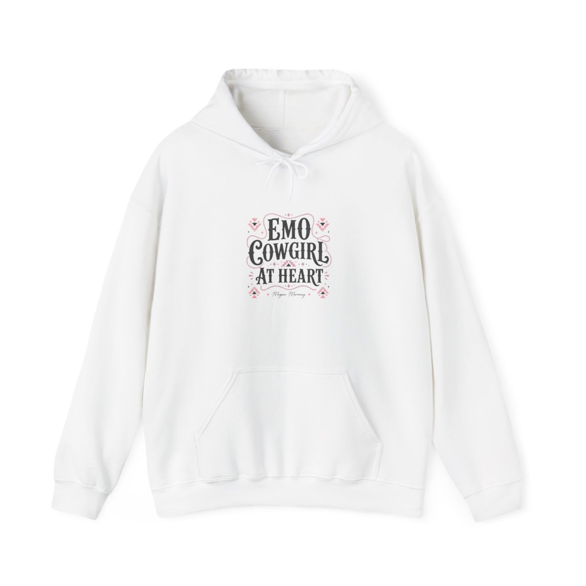 Megan Moroney "Emo Cowgirl At Heart" Hoodie - alternate angle 2, merchandise