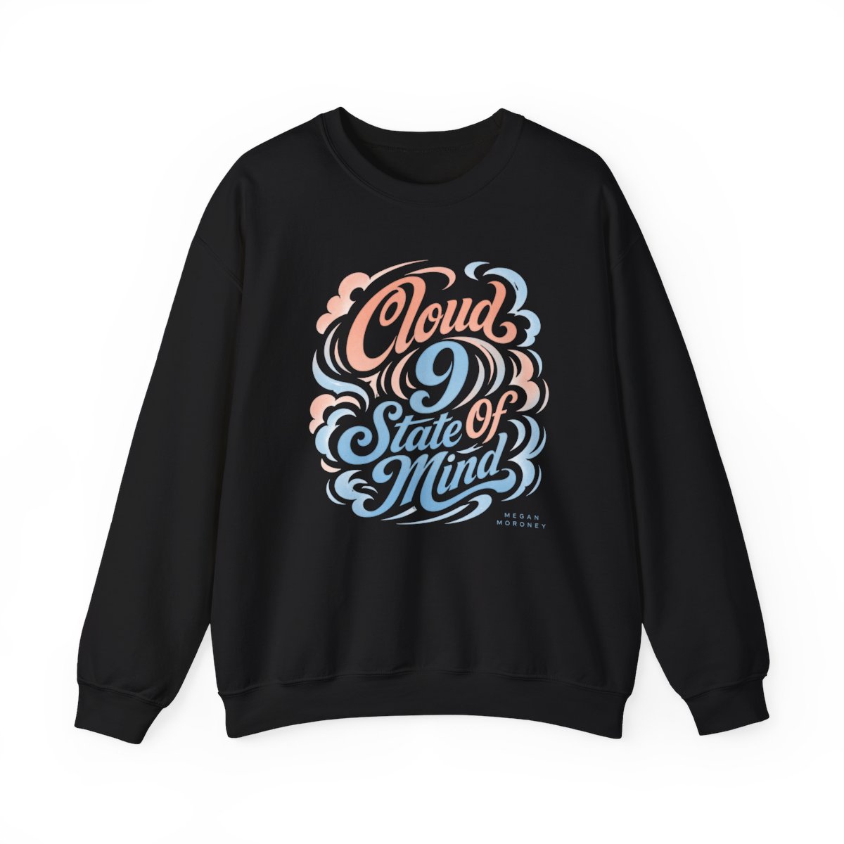 Megan Moroney "Cloud 9 State Of Mind" Crewneck - alternate angle 3, merchandise