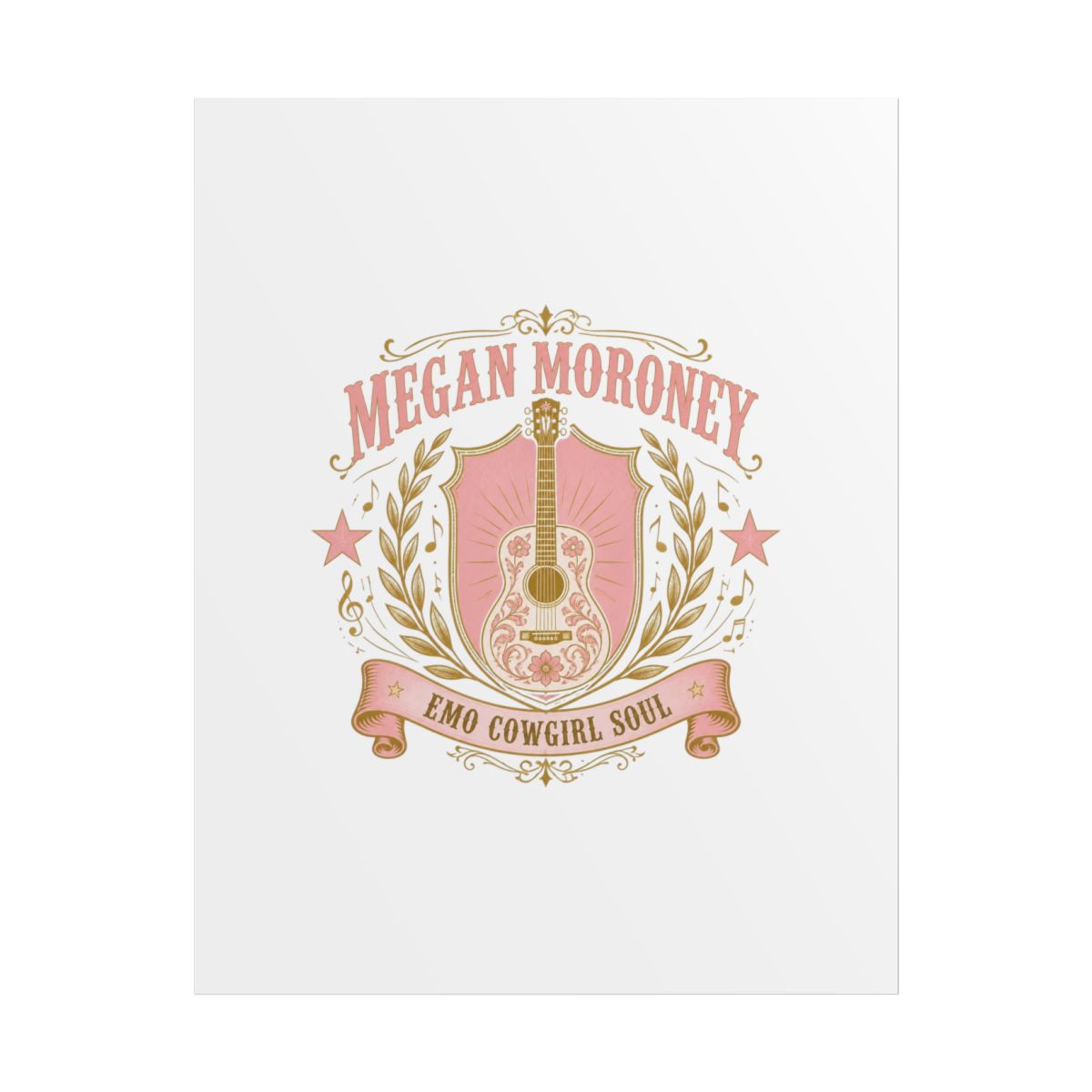 Megan Moroney "Megan Moroney" Poster - alternate angle 1, merchandise