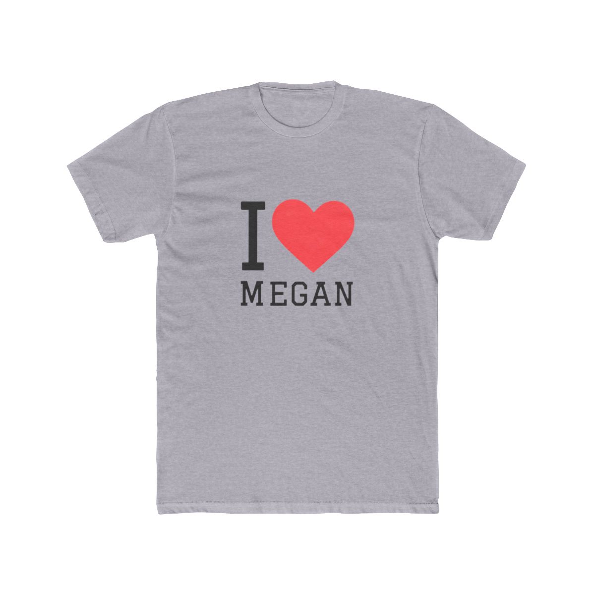 I love Megan T Shirt | Megan Moroney - alternate angle 3, merchandise