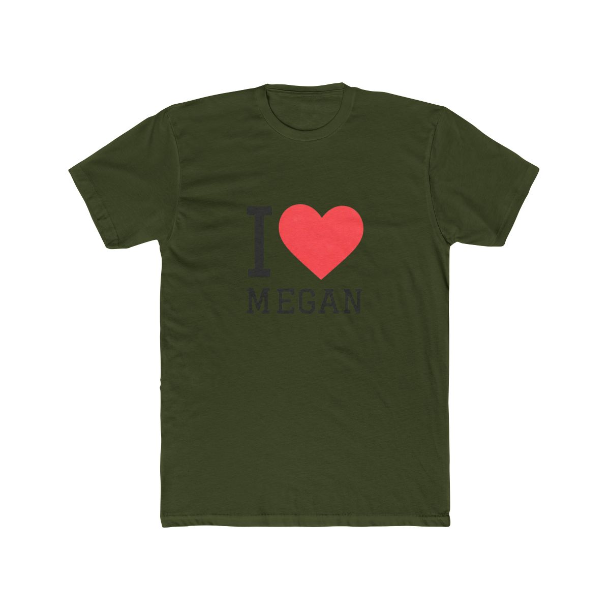 I love Megan T Shirt | Megan Moroney - alternate angle 4, merchandise