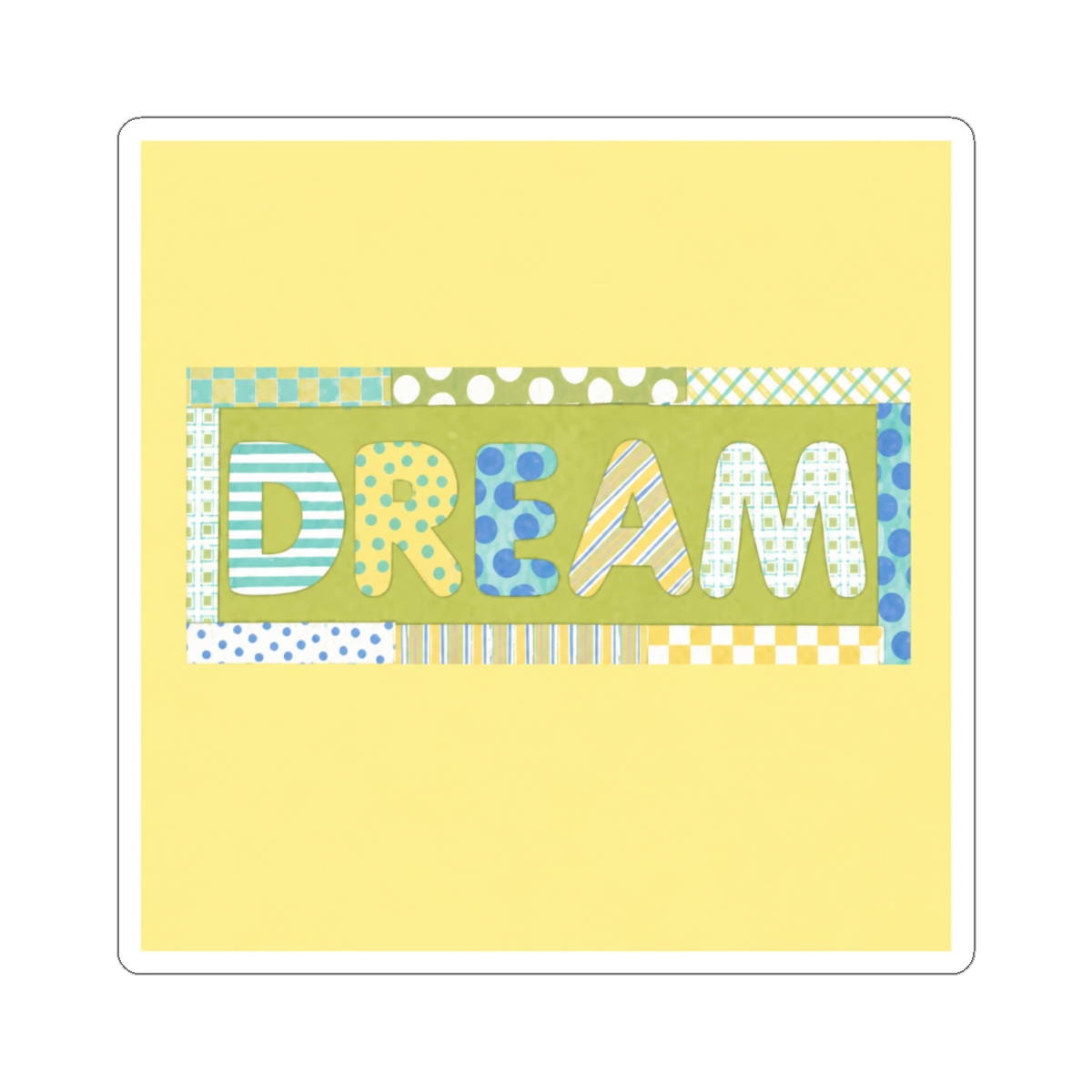 Inspirational Words by Megan Meagher Dream Rectangular Sticker | Megan Moroney - alternate angle 1, merchandise